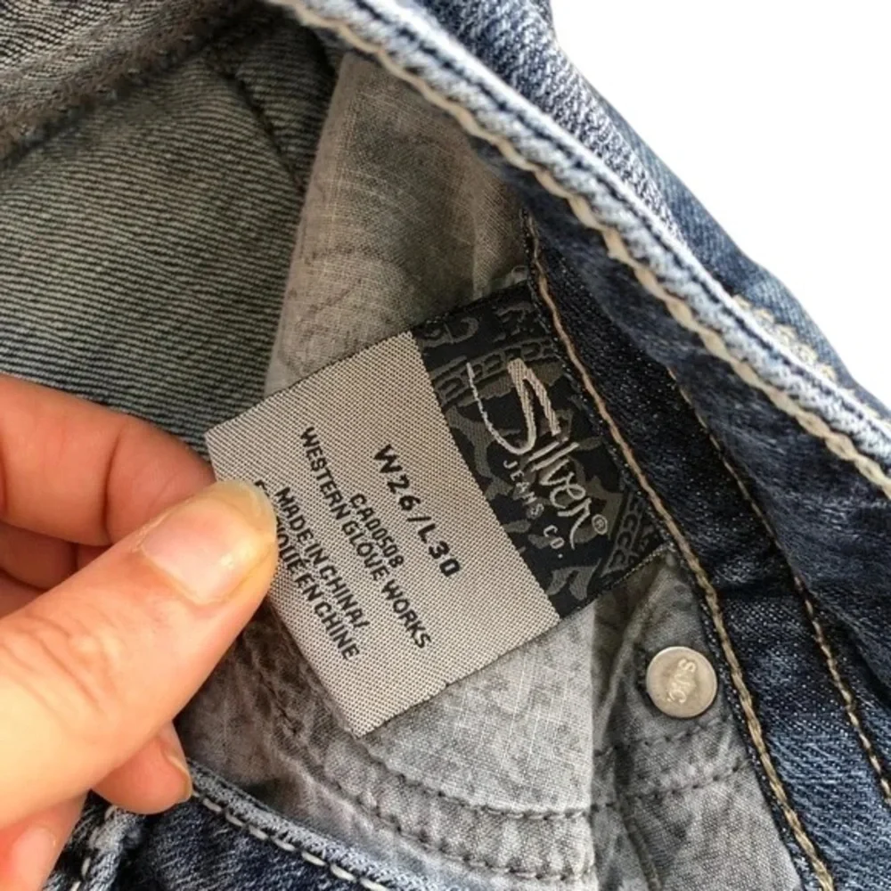 SOLD 👖 Silver Suki Bootcut Jeans W26 L30 Stretch Medium Wash Denim 👖💙 - Picture 4 of 8